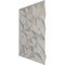 Ekena Millwork 19 5/8in. W x 19 5/8in. H Leto EnduraWall Decorative 3D Wall Panel Covers 2.67 Sq. Ft. WP20X20LTGBE - alternate 2